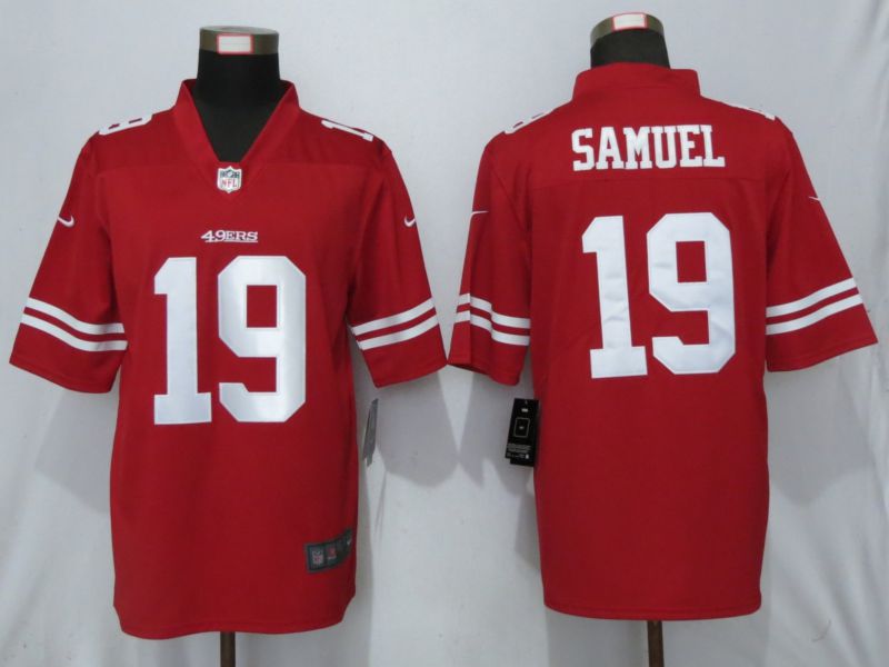 Men San Francisco 49ers #19 Samuel Red Nike Vapor Untouchable Limited Player->san francisco 49ers->NFL Jersey